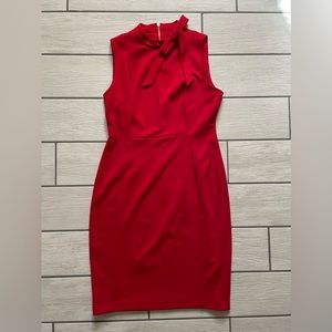 Calvin Klein Red Dress Size 10